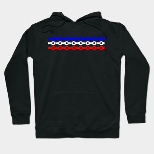 cadena de bici de francia Hoodie